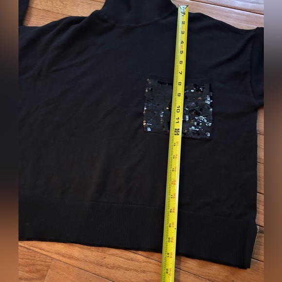 DKNY Sequin Pocket Turtleneck Sweater S - Picture 12 of 14